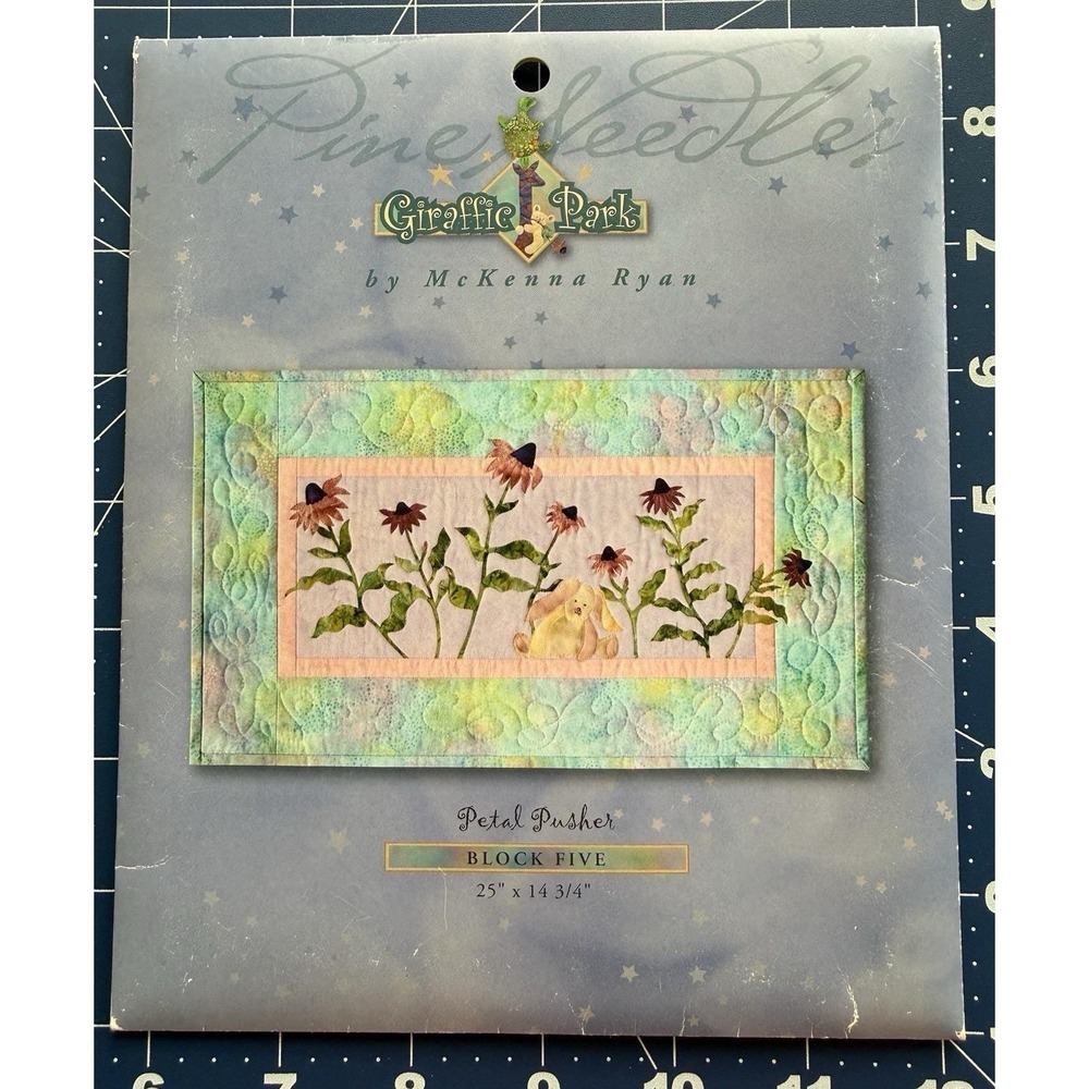 Giraffic Park - Petal Pusher‎ pattern by Mckenna Ryan Block Five 25"x14.75" UC